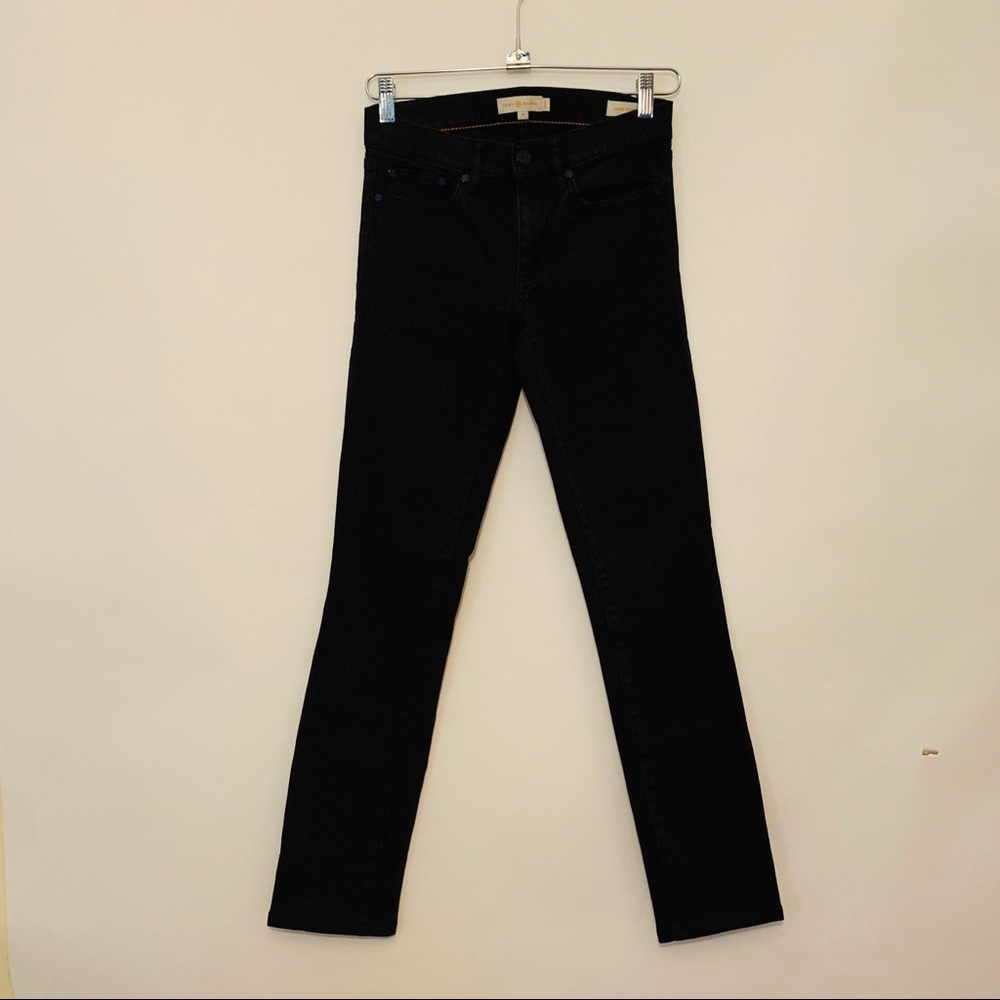 Tory Burch Super Skinny Black Jeans
